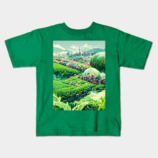 Vegan Green Cities Kids T-Shirt